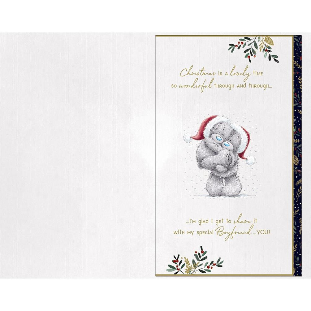 Boyfriend Handmade Me to You Bear Christmas Card Extra Image 1